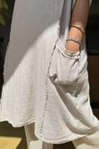 Made in Italy Milo Cotton Slouch Sac Dress Stone